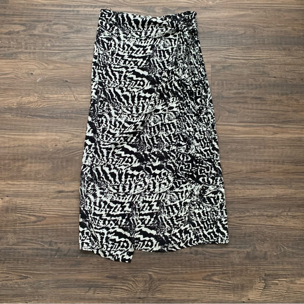 Wrap Midi Skirt